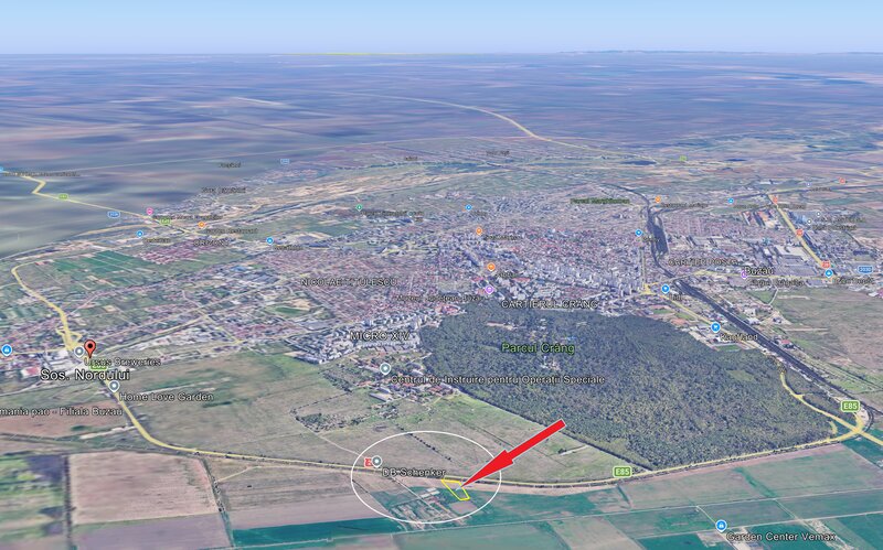 Buzau: Hub Logistic Teren Industrial-Comercial 5.000 mp,  DB Schenker / E85